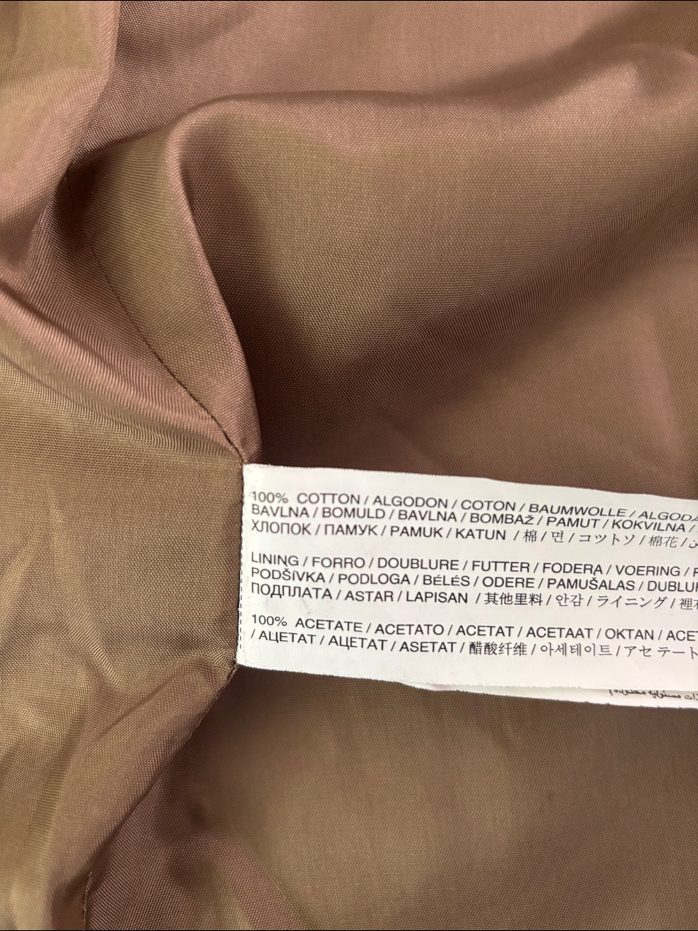 Mango MNG Suit Cotton Doble-Breasted Trench Coat Jacket Size L - Picture 8 of 12